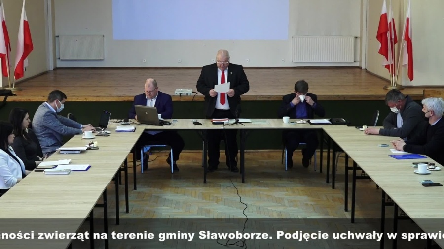 XLII sesja Rady Gminy Sławoborze 24.03.2022