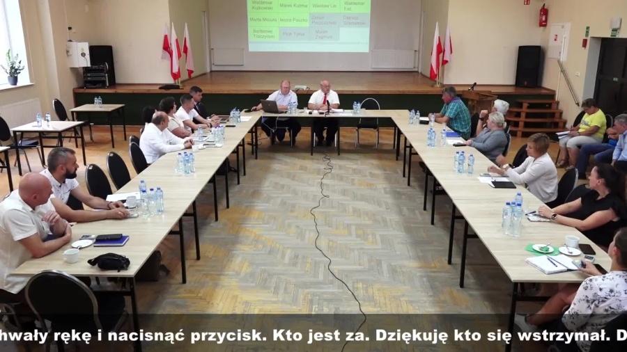 XLV sesja Rady Gminy Sławoborze 29.08.2022 r.